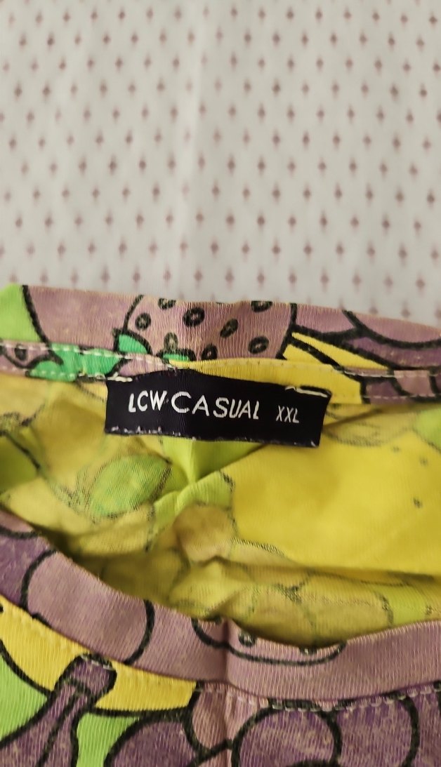 Bohem Renkli Desenli Kısa Kollu kadın T-shirt - Görsel 2