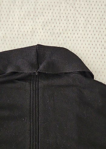 Siyah Kadın Midi Hırka, Rahat Kesim, Uzun Kollu - Görsel 5