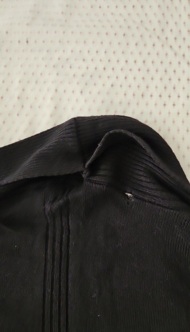 Siyah Kadın Midi Hırka, Rahat Kesim, Uzun Kollu - Görsel 4