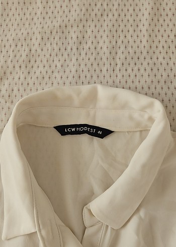 Kadın Beyaz Uzun Kollu Gömlek - Görsel 4