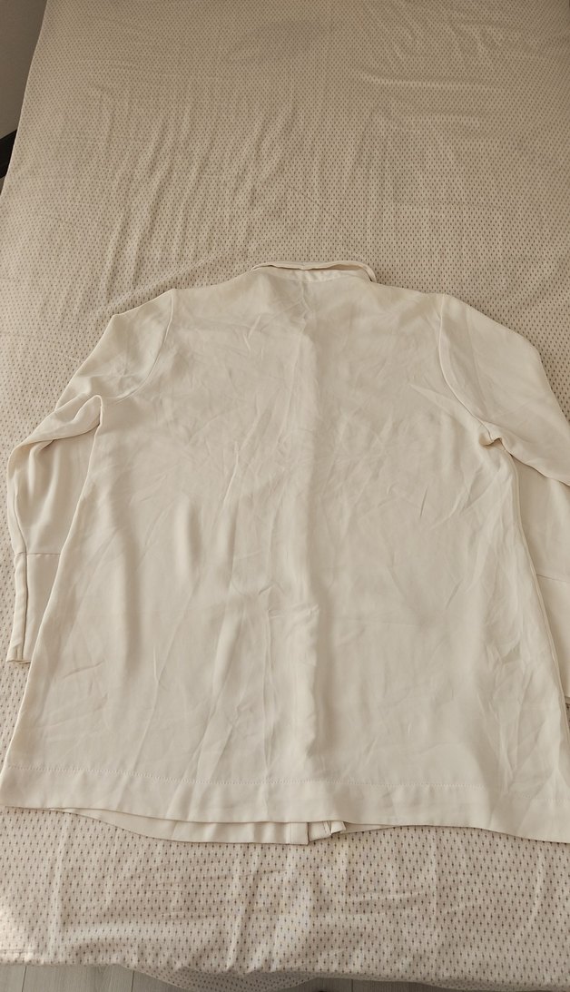 Kadın Beyaz Uzun Kollu Gömlek - Görsel 3