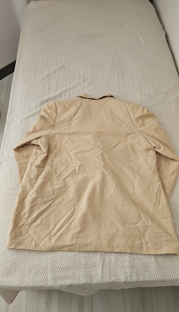 Bej Düğmeli Kadın Blazer Ceket - Görsel 3