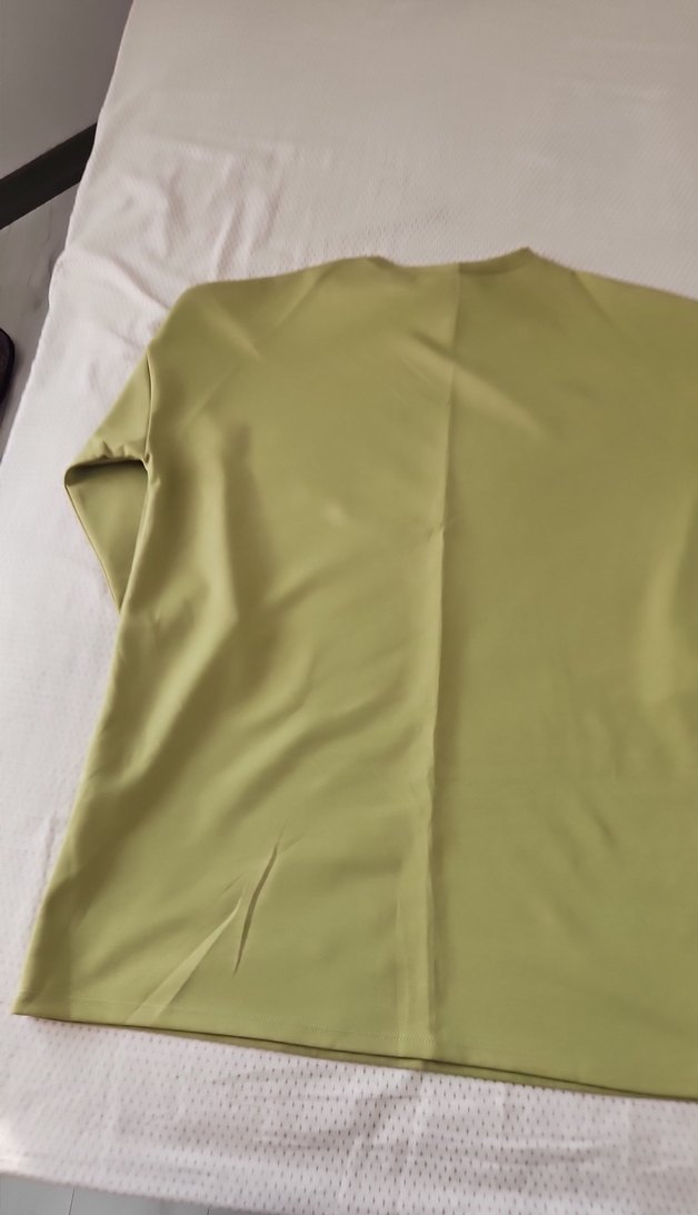 Haki Midi sweatshirt, Uzun Kollu, Salaş - Görsel 2