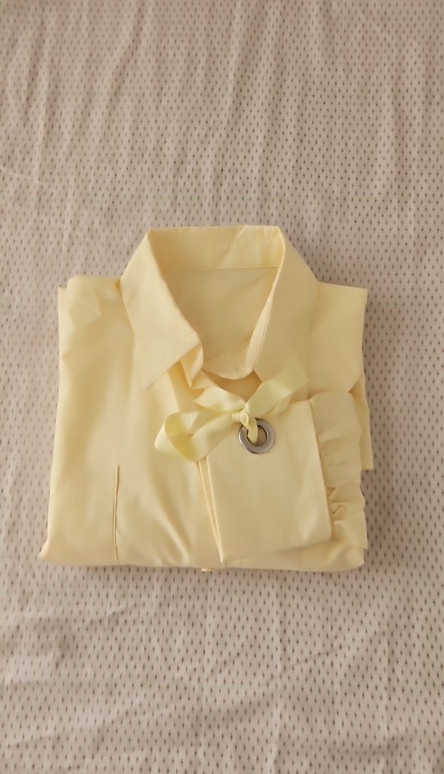 Sarı Düğmeli Kadın Gömlek - Görsel 5