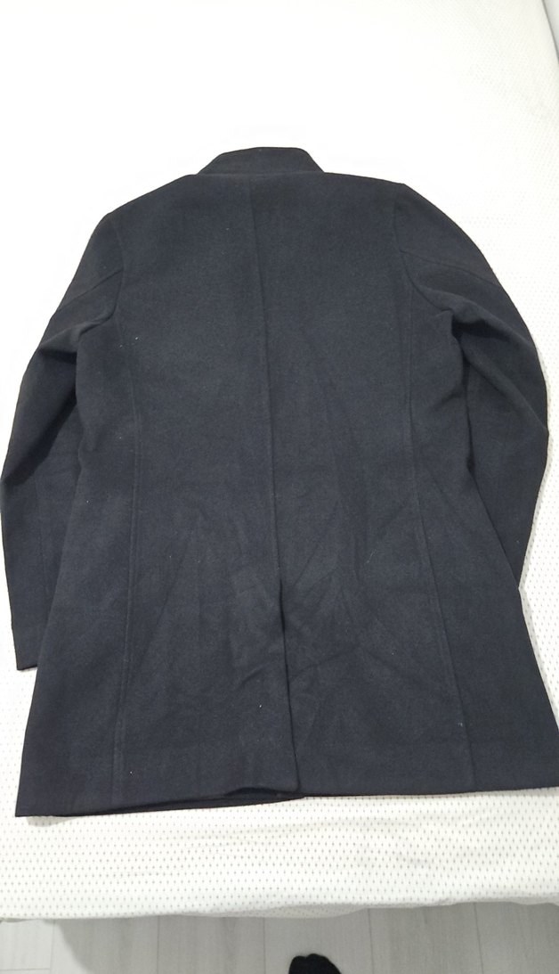 Düğmeli Siyah Erkek Kaban - Görsel 3