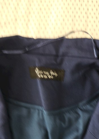 Düğmeli Lacivert Kadın Blazer Ceket - Görsel 4