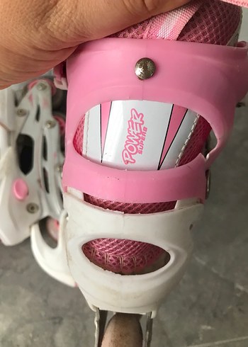 Pembe Desenli Bağcıklı Paten - Görsel 4