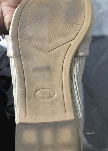 Bej Katlı Kadın Dolgu Topuklu Babet - Görsel 2