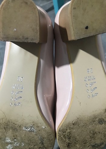 Bej Minimalist Stiletto Topuklu Kadın Ayakkabı - Görsel 2