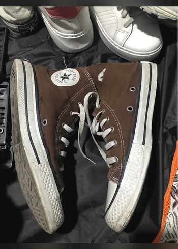 Kahverengi Bağcıklı Kadın Spor Ayakkabı - Görsel 4