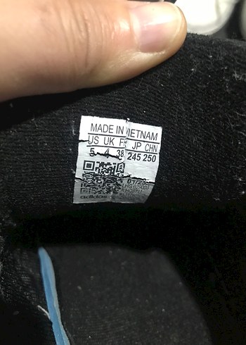 Siyah Beyaz Çizgili Kadın Sneakers - Görsel 6