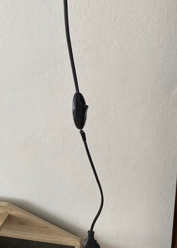 Ikea Bej Kumaş Abajur