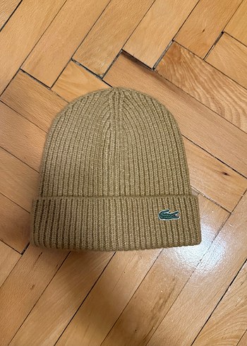 Lacoste Bej Fitilli Triko Bere