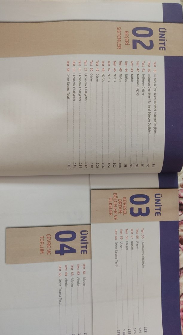 10. Sınıf Coğrafya Kazanım Hücreli Soru Bankası - Görsel 3