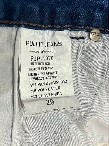 29 Beden Pullit Mavi Mini Jeans Şort