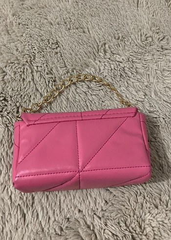 Beden Zincir Saplı Pastel Pembe Kadın Çanta