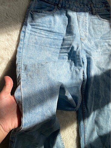 m Beden mavi Renk Mango jean tulum