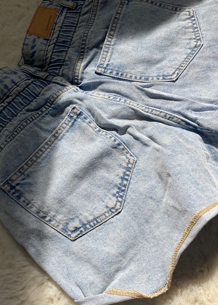 Jean şort - Görsel 4