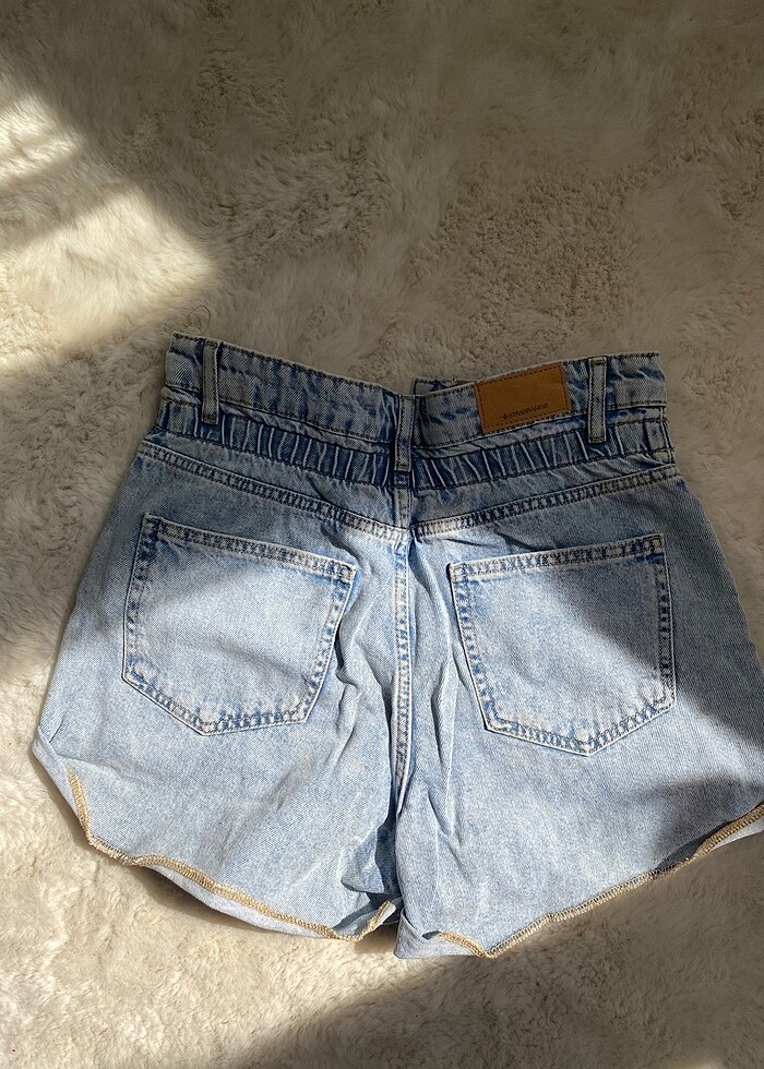 Jean şort - Görsel 5