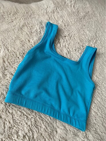 Lastikli Zara crop - Görsel 3