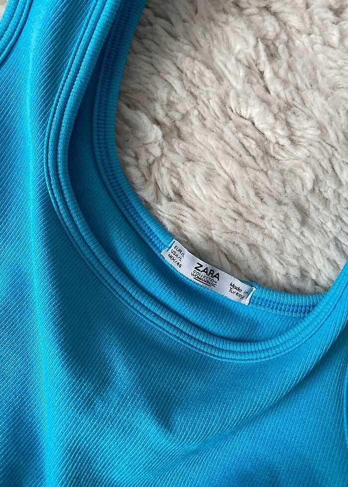 Lastikli Zara crop - Görsel 2