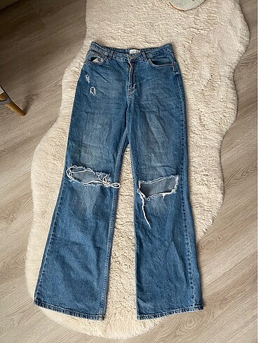 Bol paça jean - Görsel 2