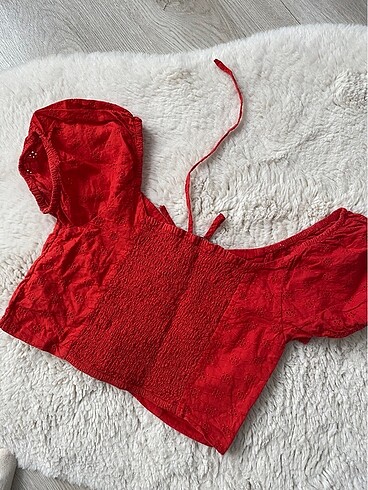 Bağcıklı bluz - Görsel 5