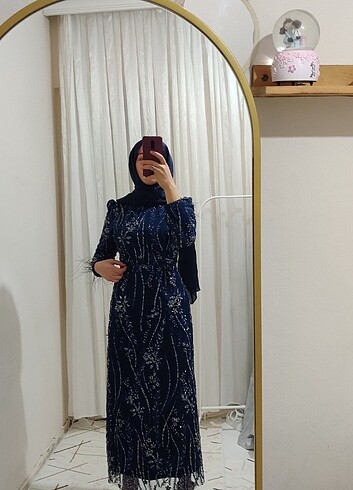 Tesettür balık model abiye 
