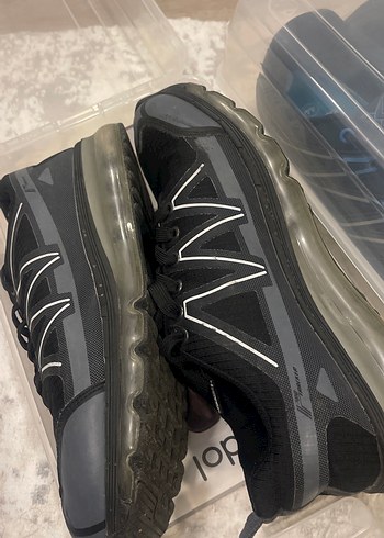 Erkek Siyah Spor Ayakkabı Bağı - Görsel 8