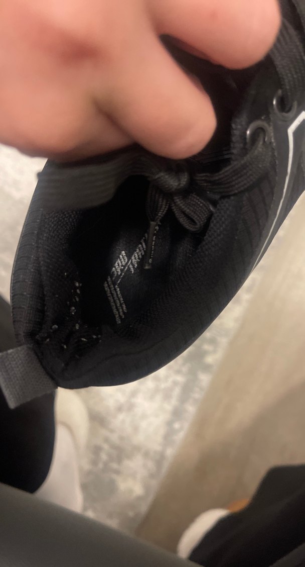 Erkek Siyah Spor Ayakkabı Bağı - Görsel 4