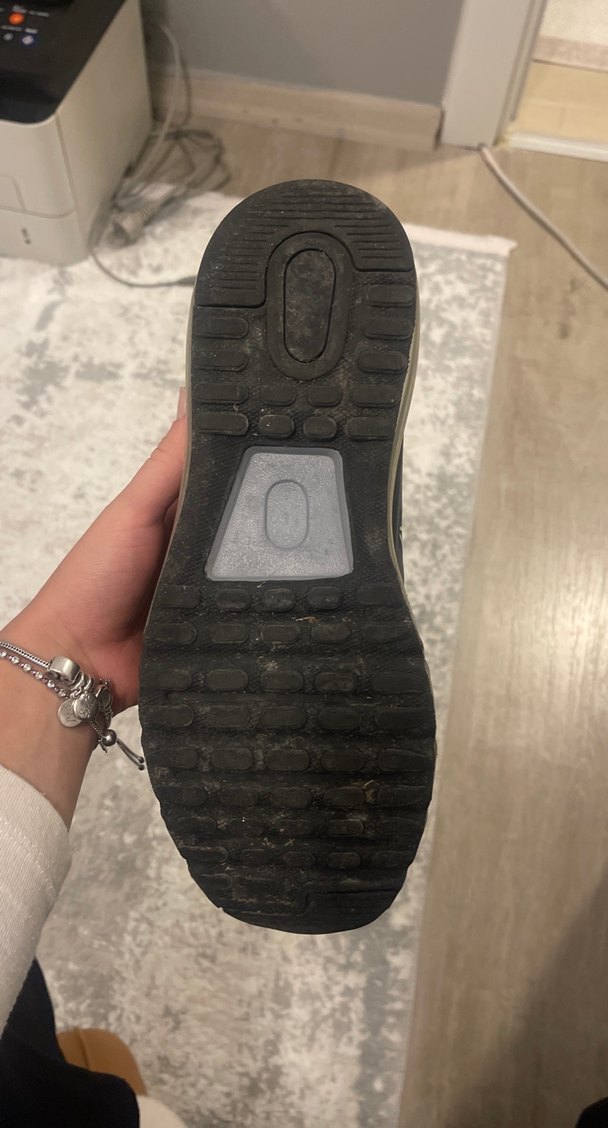 Erkek Siyah Spor Ayakkabı Bağı - Görsel 3