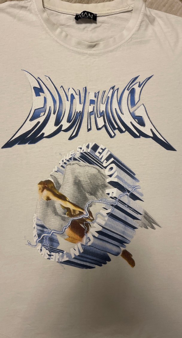 Baskılı Beyaz Tişörtü - Görsel 2