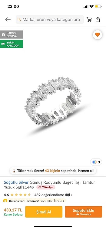 rodyumlu söğütlü silver gümüş yüzük