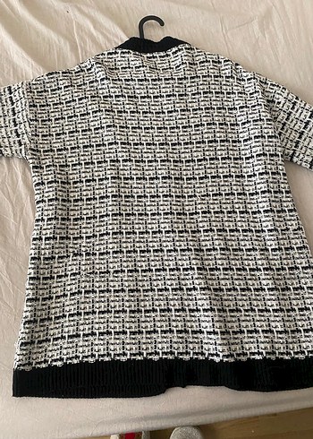 Düğmeli Gri Midi Kadın Hırka - Görsel 2