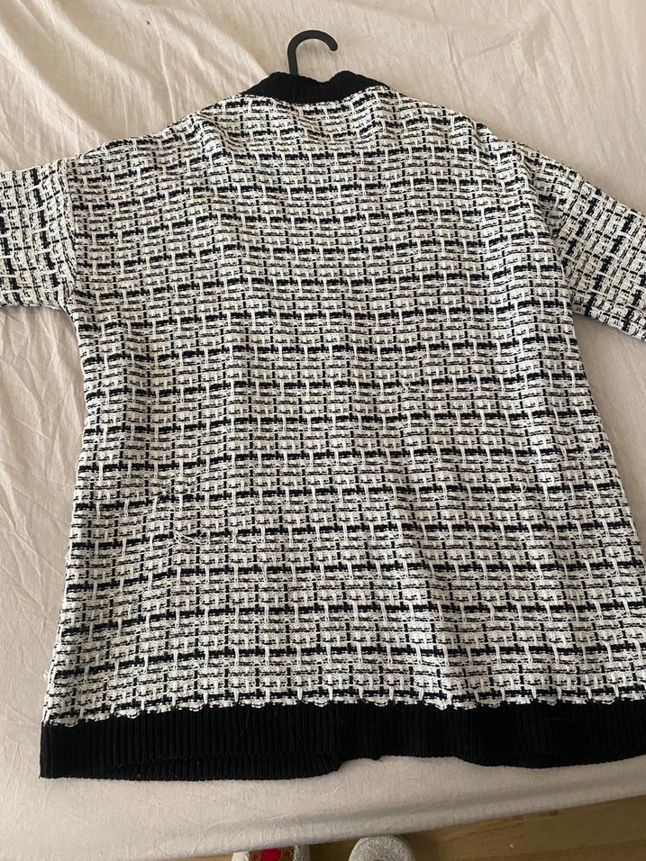 Düğmeli Gri Midi Kadın Hırka - Görsel 2