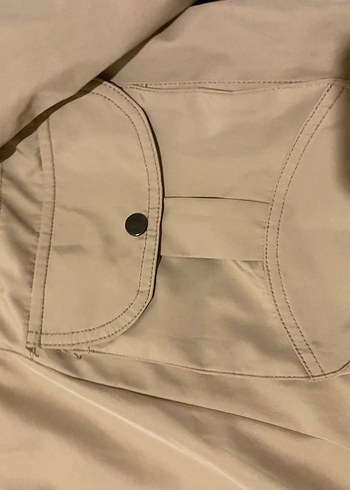 Bej Kadın Midi Boy Sıcak Mont - Görsel 7