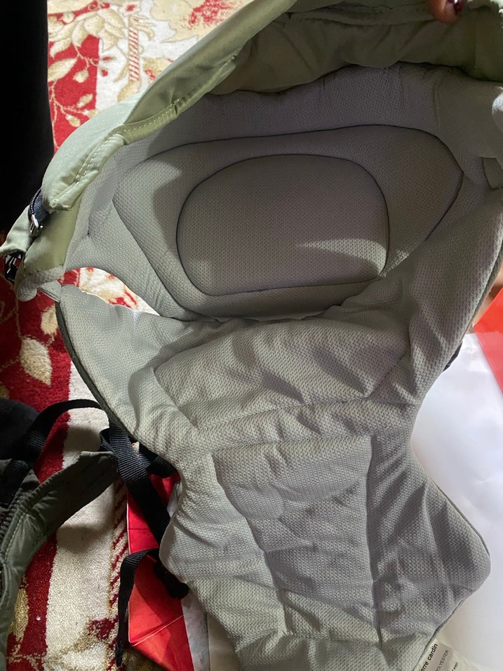 Pierre Cardin Gri Bebek Taşıyıcı Ana Kucağı (Kanguru) - Görsel 5