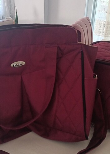Diğer Beden bordo Renk Portbebe+çanta takımı