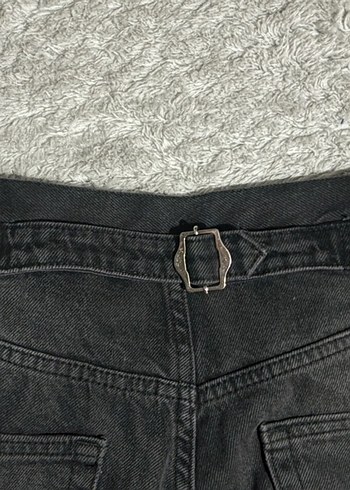 siyah kot baggy pantolon - Görsel 3