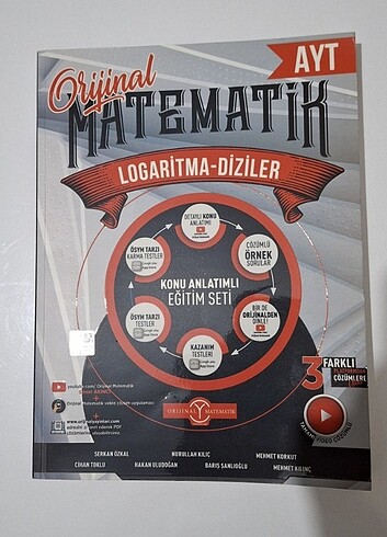 Orijinal Yayınları Ayt Matematik Logaritma Diziler