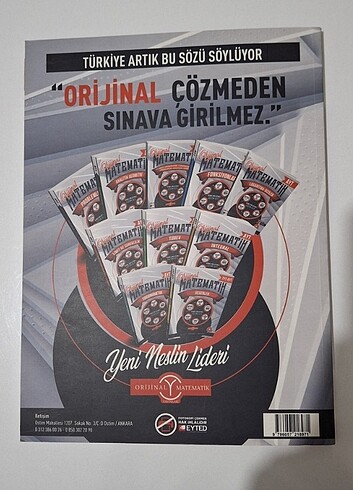  Orijinal Yayınları Ayt Matematik Logaritma Diziler
