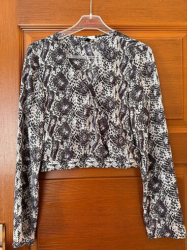 H&M H&M X sMall bluz iki kere giyildi sıfırdan farksız