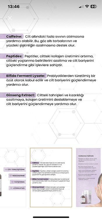 Göz Bakım Serumu Toofect - Görsel 6