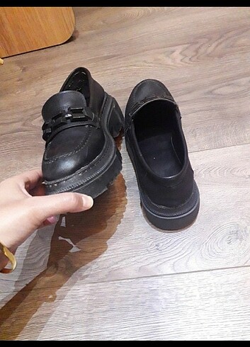 39 Beden siyah Renk Kadın loafer