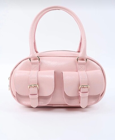 Pembe çanta