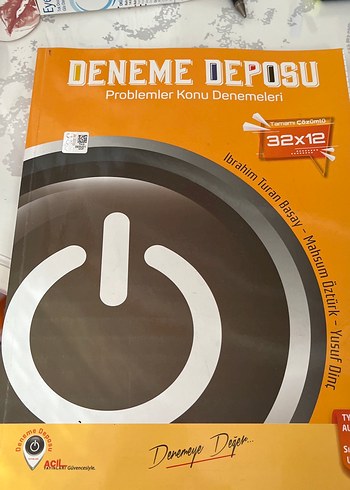 Deneme Deposu Problemler Konu Denemeleri Kitabı