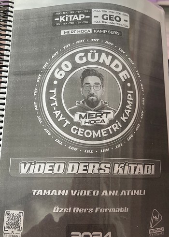 Mert Hoca 60 Günde TYT-AYT Geometri Video Ders Kitabı