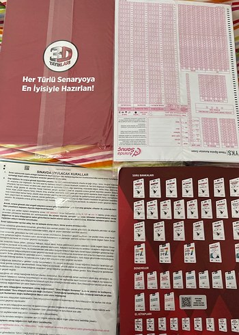  TYT Aktör Deneme Sınavı Kitapçıkları