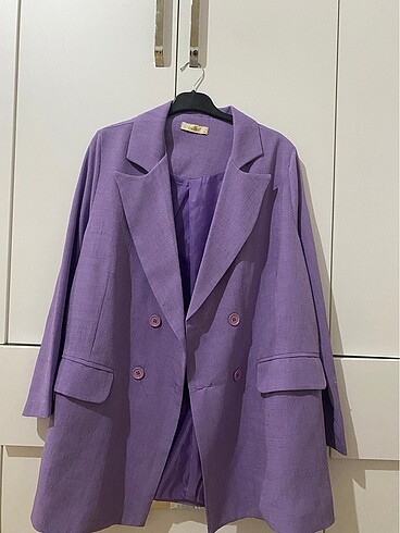 36 Beden mor Renk Blazer ceket