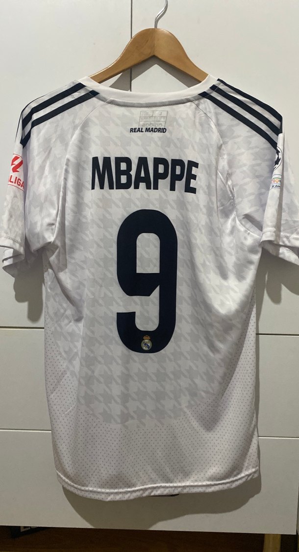 Erkek Beyaz Real Madrid Kısa Kollu Forma - Görsel 3